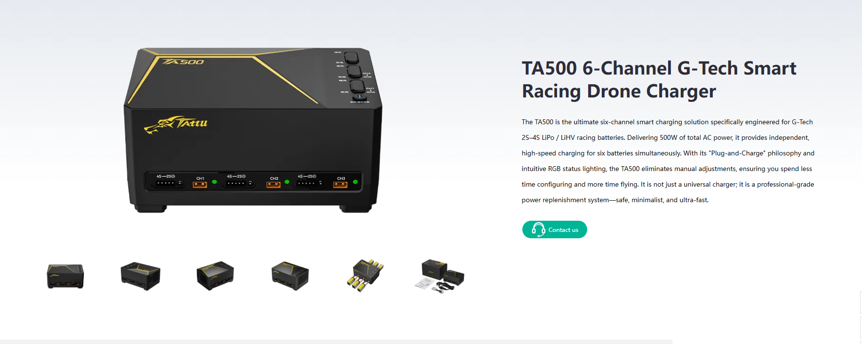 Drone Racing Charger - Cargador de Drones Inteligente TATTU TA500