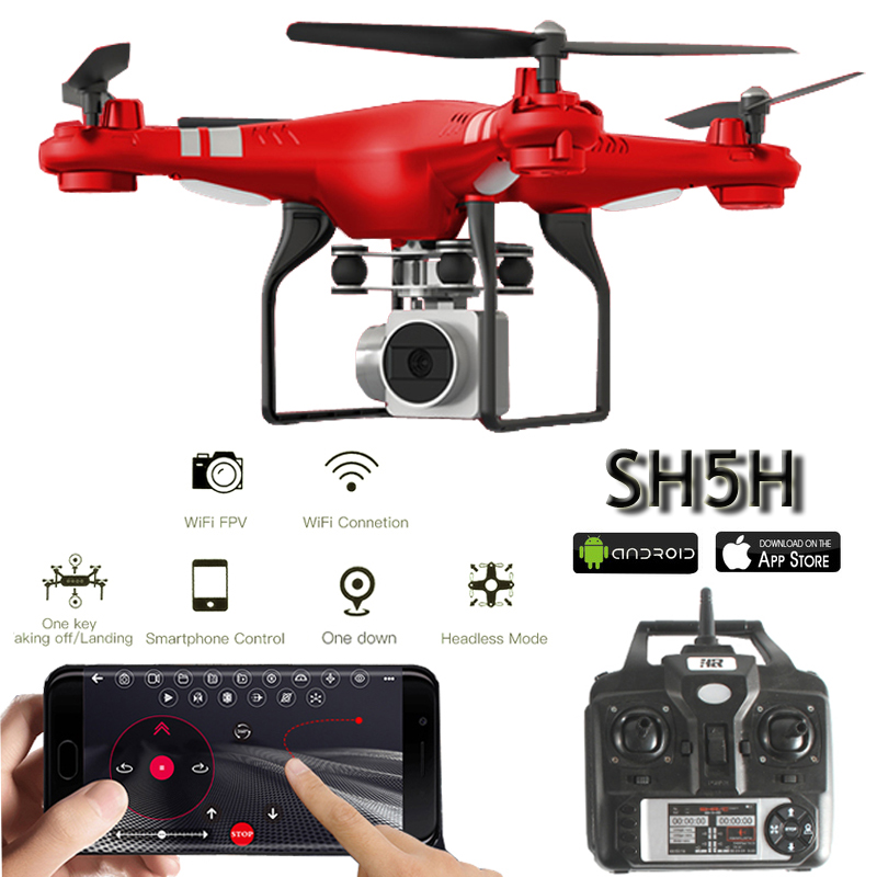 Cuadricóptero SH5H con cámara  - Drone Racing Charger reseña y precio