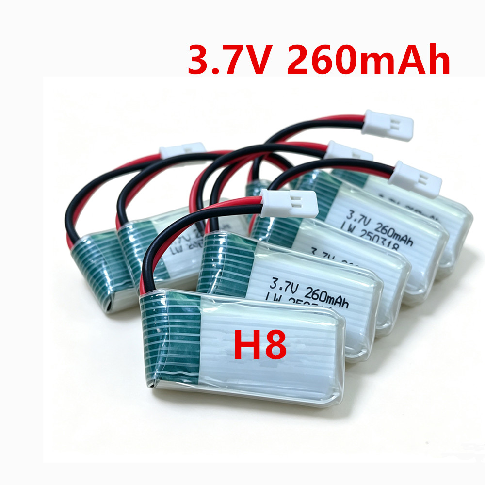 Batería Lipo de 3,7 V y 260 mA - Eachine Drone E010 reseña y precio